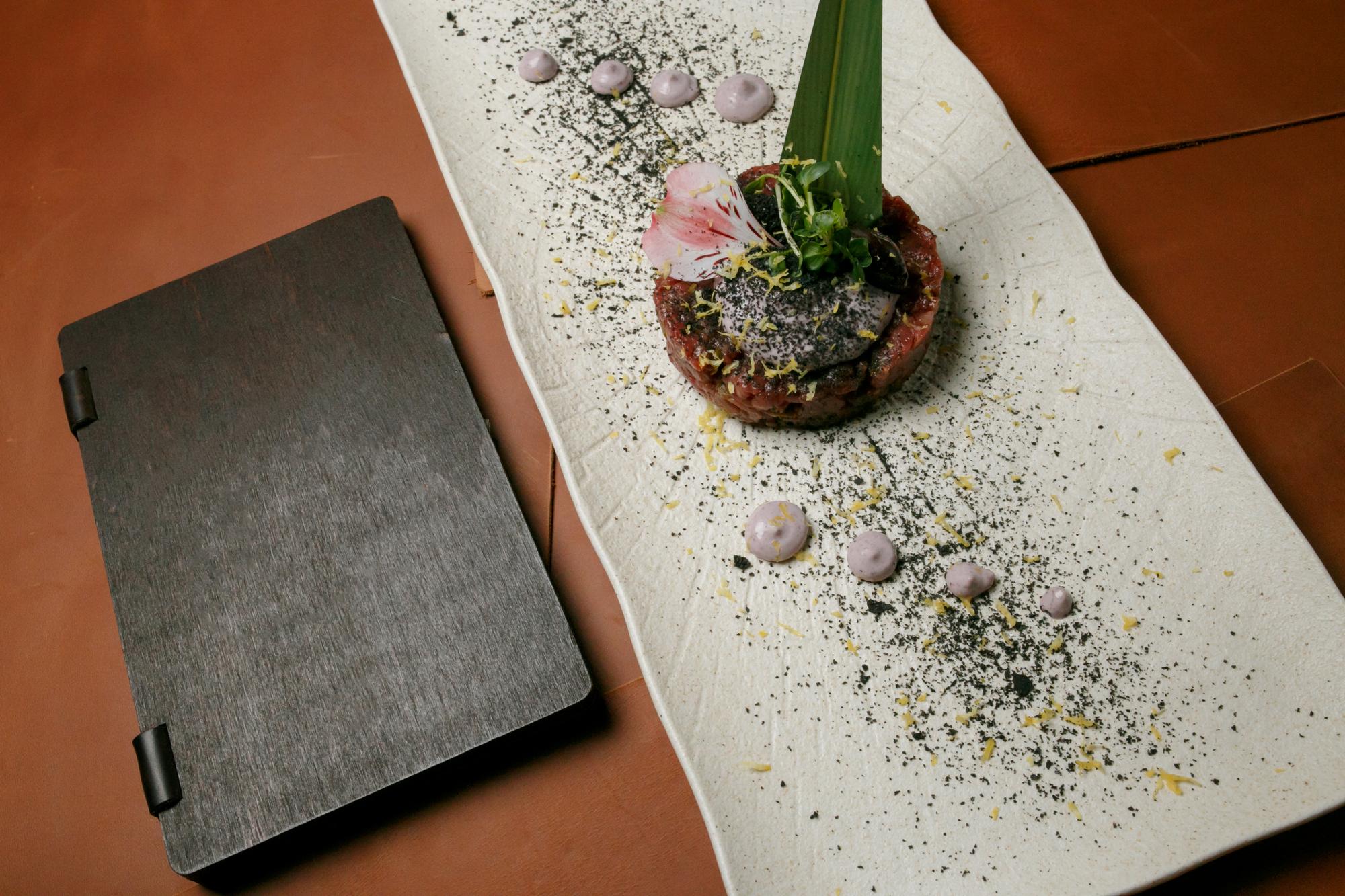 Przykładowe menu w eleganckiej prezentacji